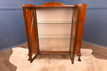 Load image into Gallery viewer, English Walnut Display Cabinet c.1910 - The Barn Antiques