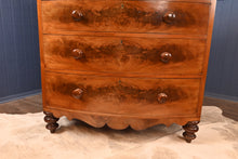 Load image into Gallery viewer, English Mahogany Bowfront Chest of Drawers c.1895 - The Barn Antiques