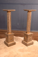 Load image into Gallery viewer, Pair of Fabulous Art Deco Marble Columns - The Barn Antiques