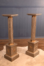 Load image into Gallery viewer, Pair of Fabulous Art Deco Marble Columns - The Barn Antiques