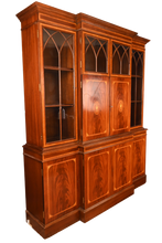 Load image into Gallery viewer, English Walnut Inlaid Cabinet - The Barn Antiques