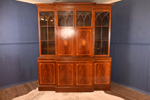 Load image into Gallery viewer, English Walnut Inlaid Cabinet - The Barn Antiques