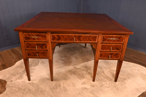 French Partners Desk c.1890 - The Barn Antiques