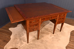 French Partners Desk c.1890 - The Barn Antiques