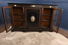 Load image into Gallery viewer, Ebonized French Breakfront Cabinet c.1850 - The Barn Antiques