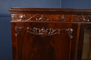English Mahogany Display Cabinet c.1900 - The Barn Antiques