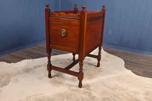 Mahogany English Drawered Side Table c.1900 - The Barn Antiques