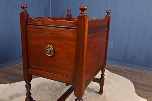 Mahogany English Drawered Side Table c.1900 - The Barn Antiques