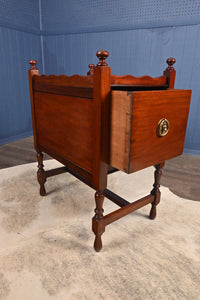 Mahogany English Drawered Side Table c.1900 - The Barn Antiques