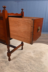 Mahogany English Drawered Side Table c.1900 - The Barn Antiques