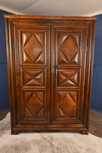 Continental Oak Armoire c.1770 refitted interior - The Barn Antiques