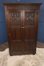 Load image into Gallery viewer, English Solid Oak Paneled Wardrobe c.1900 - The Barn Antiques