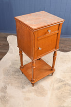 Load image into Gallery viewer, French Oak Marble Top Chevet c.1890 - The Barn Antiques