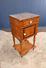 Load image into Gallery viewer, French Marble Top Chevet c.1880