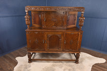 Load image into Gallery viewer, English Oak Court Cupboard c.1900