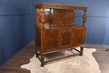 Load image into Gallery viewer, English Oak Court Cupboard c.1900