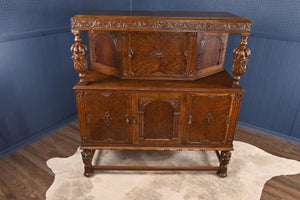 English Oak Court Cupboard c.1900