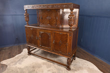 Load image into Gallery viewer, English Oak Court Cupboard c.1900