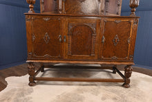 Load image into Gallery viewer, English Oak Court Cupboard c.1900