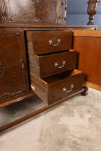 Load image into Gallery viewer, English Oak Court Cupboard c.1900