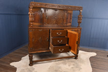 Load image into Gallery viewer, English Oak Court Cupboard c.1900