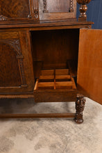 Load image into Gallery viewer, English Oak Court Cupboard c.1900