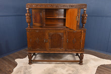 Load image into Gallery viewer, English Oak Court Cupboard c.1900