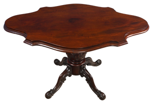 English Mahogany Pedestal Table c.1890