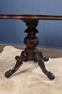 English Mahogany Pedestal Table c.1890