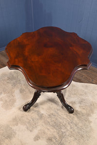 English Mahogany Pedestal Table c.1890