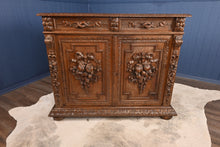 Load image into Gallery viewer, French Carved Oak Cabinet c.1870