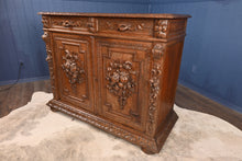 Load image into Gallery viewer, French Carved Oak Cabinet c.1870