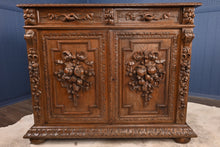 Load image into Gallery viewer, French Carved Oak Cabinet c.1870