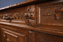 Load image into Gallery viewer, French Carved Oak Cabinet c.1870