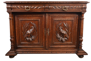 Handcarved French Oak Cabinet c.1880