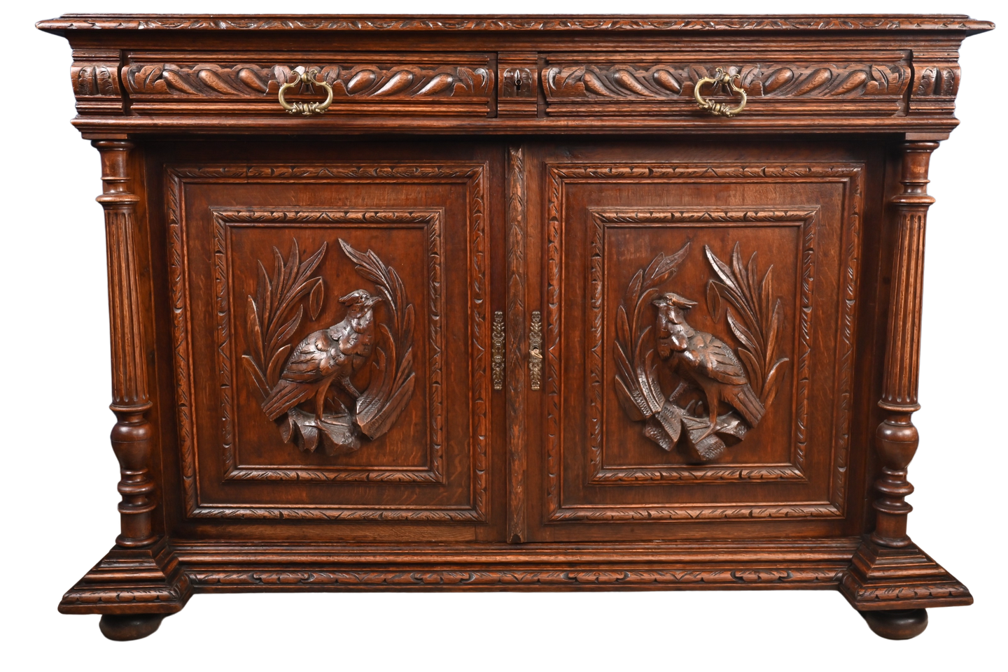 Handcarved French Oak Cabinet c.1880