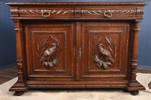 Handcarved French Oak Cabinet c.1880