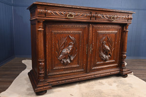 Handcarved French Oak Cabinet c.1880