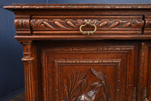 Load image into Gallery viewer, Handcarved French Oak Cabinet c.1880