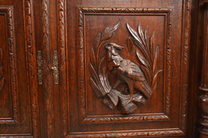 Handcarved French Oak Cabinet c.1880