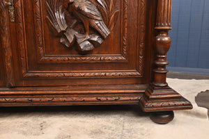 Handcarved French Oak Cabinet c.1880