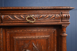 Handcarved French Oak Cabinet c.1880