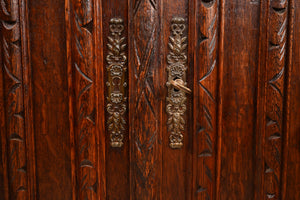 Handcarved French Oak Cabinet c.1880