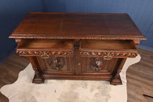 Load image into Gallery viewer, Handcarved French Oak Cabinet c.1880