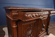 Load image into Gallery viewer, Handcarved French Oak Cabinet c.1880