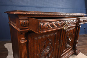 Handcarved French Oak Cabinet c.1880