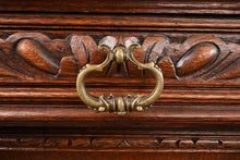 Load image into Gallery viewer, Handcarved French Oak Cabinet c.1880