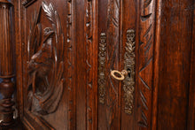 Load image into Gallery viewer, Handcarved French Oak Cabinet c.1880