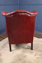 Load image into Gallery viewer, English Leather Wingback Chair