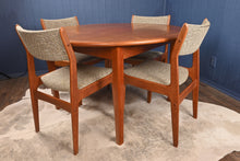 Load image into Gallery viewer, Solid Scandinavian Teak Table and Chairs circa 1950